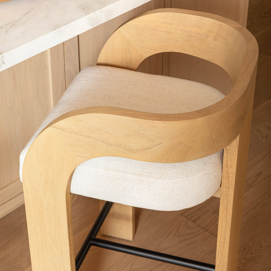 TYRA NATURAL COUNTER STOOL