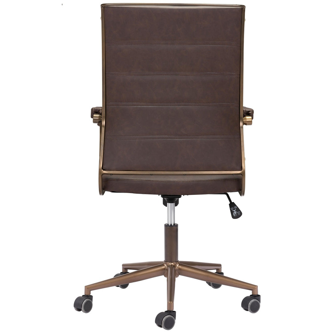 UNION VINTAGE BROWN DESK CHAIR