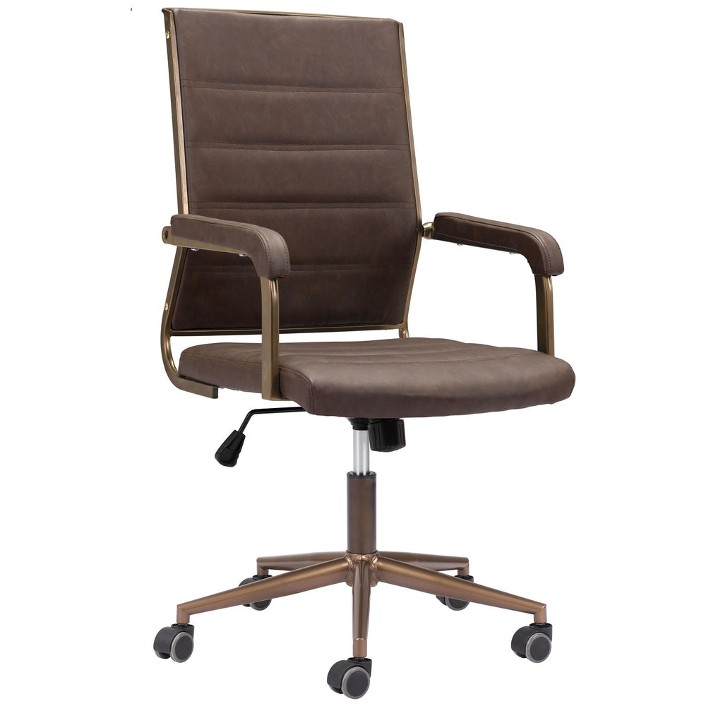 UNION VINTAGE BROWN DESK CHAIR