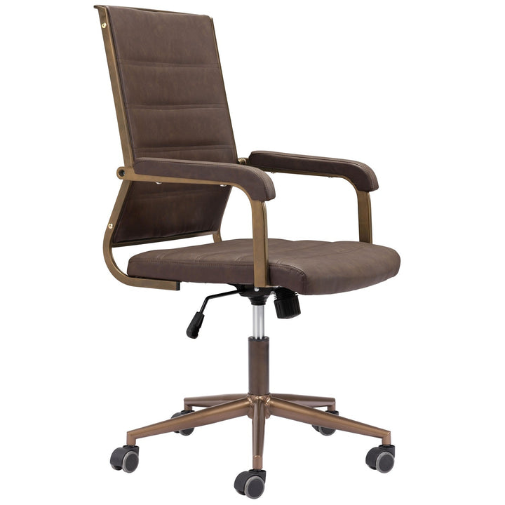 UNION VINTAGE BROWN DESK CHAIR