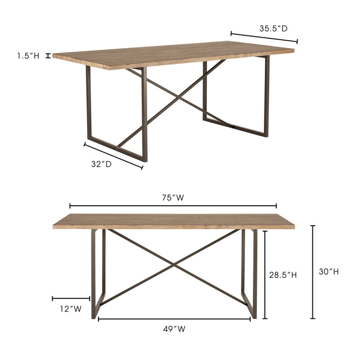 UPCYCLED PINE KITCHEN TABLE