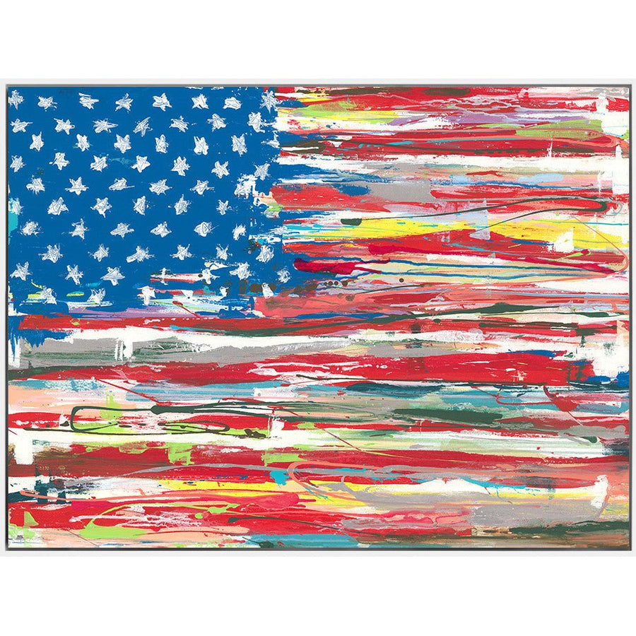 "USA" CANVAS ART