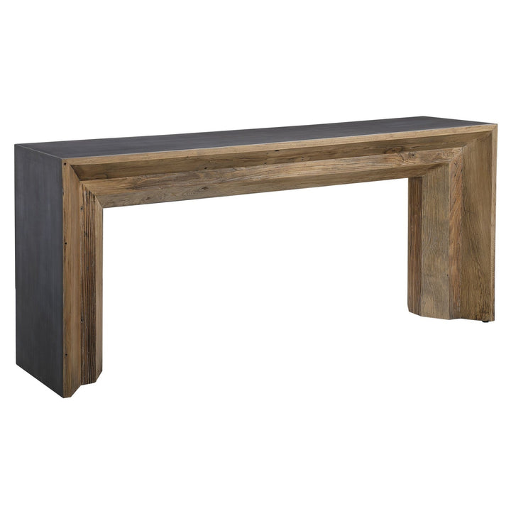 VAIL RECLAIMED ELM WOOD CONSOLE TABLE