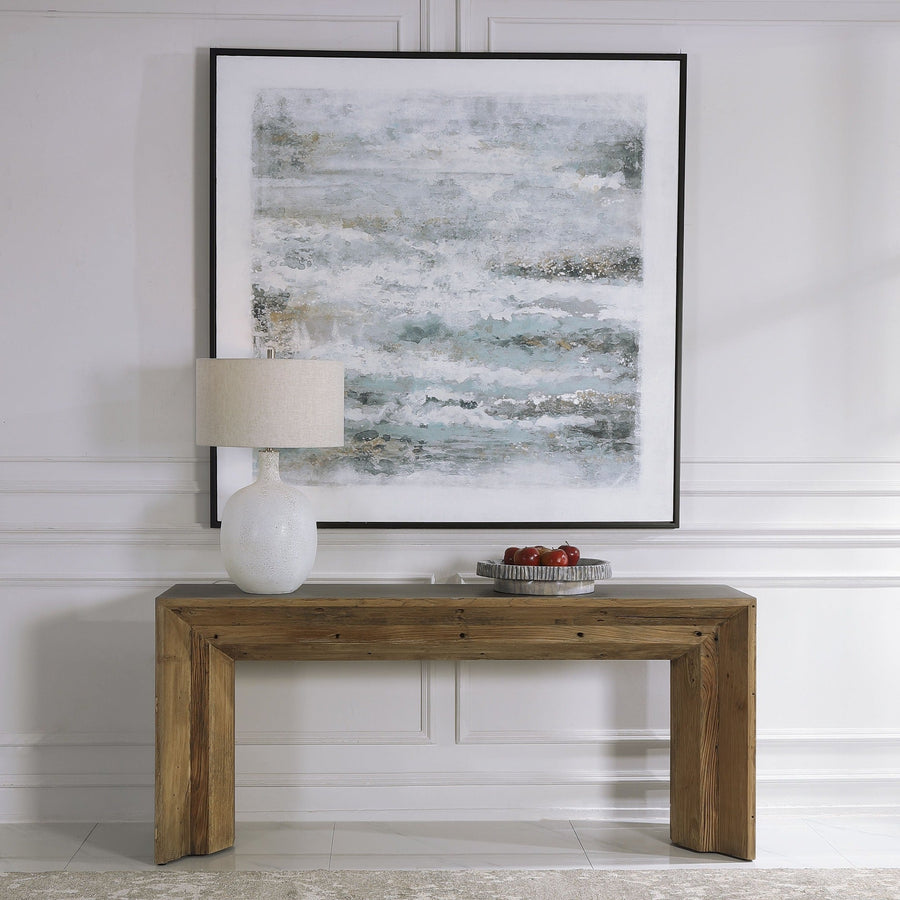 VAIL RECLAIMED ELM WOOD CONSOLE TABLE