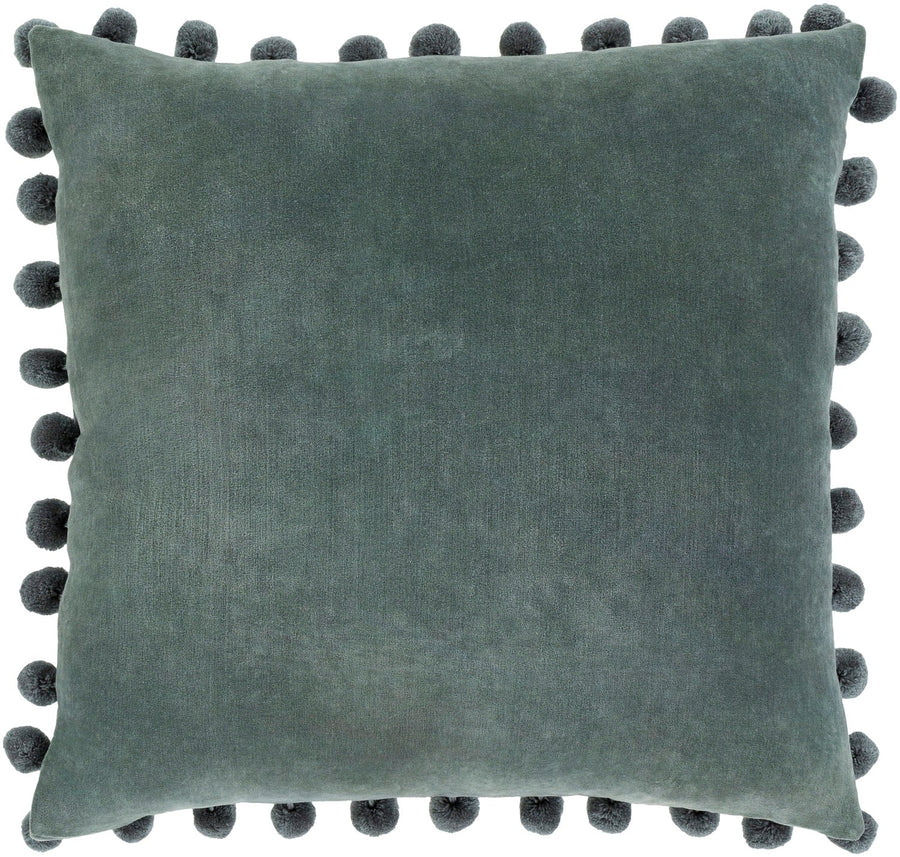 VELVET POM PILLOW