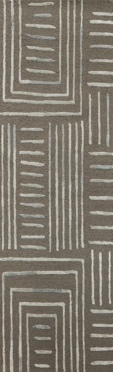 VERVE 02 WOOL + VISCOSE RUG: GREY, MIST