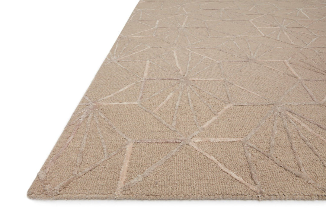 VERVE 04 WOOL + VISCOSE RUG: SAND, BLUSH