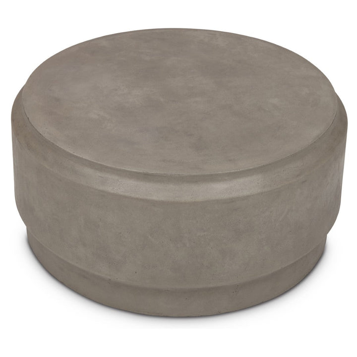 BARREL CONCRETE COFFEE TABLE