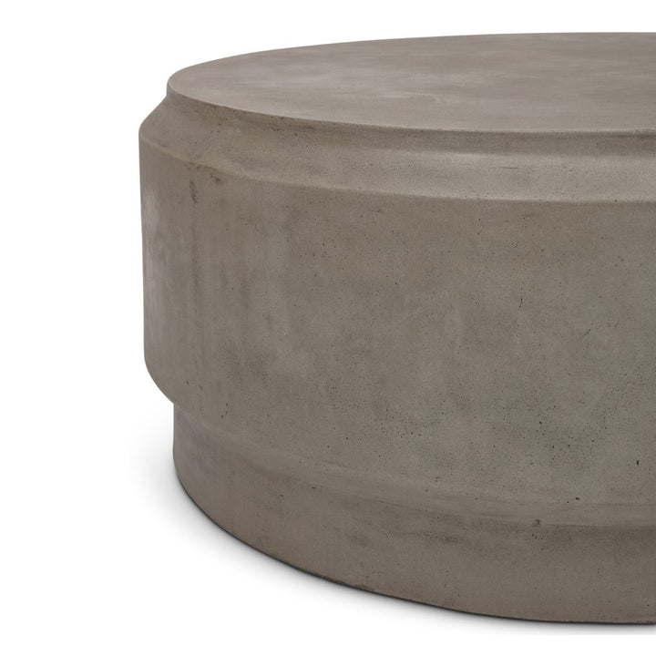 BARREL CONCRETE COFFEE TABLE