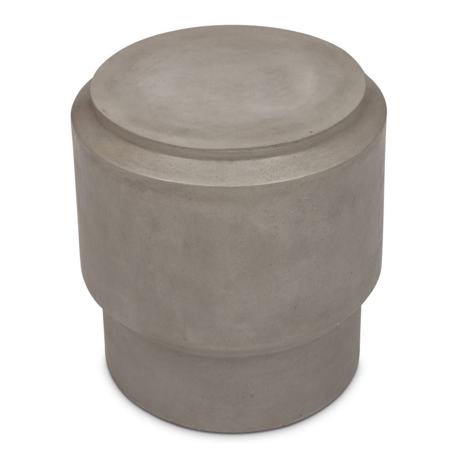 BARREL CONCRETE END TABLE