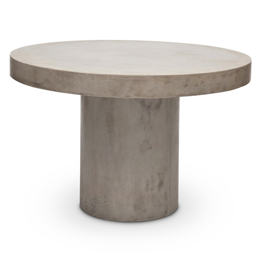 47'' ROUND CONCRETE DINING TABLE GREY