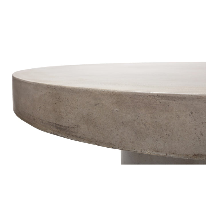 47'' ROUND CONCRETE DINING TABLE GREY