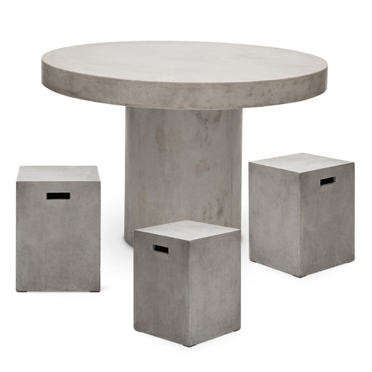 47'' ROUND CONCRETE DINING TABLE