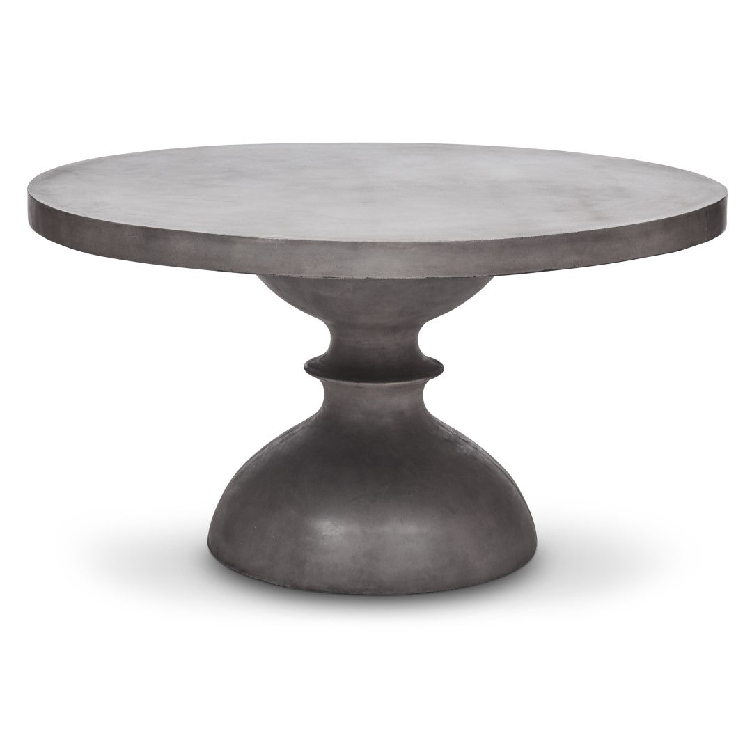 5' ROUND CONCRETE SPINDLE DINING TABLE Default Title