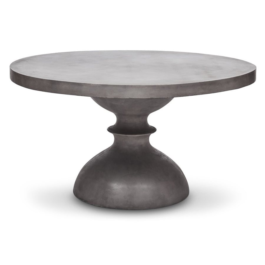 5' ROUND CONCRETE SPINDLE DINING TABLE