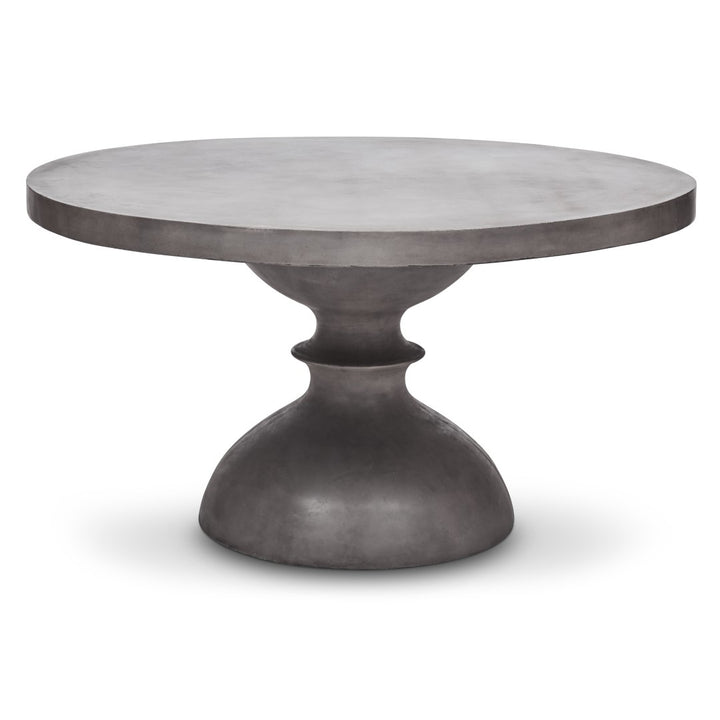 5' ROUND CONCRETE SPINDLE DINING TABLE Default Title