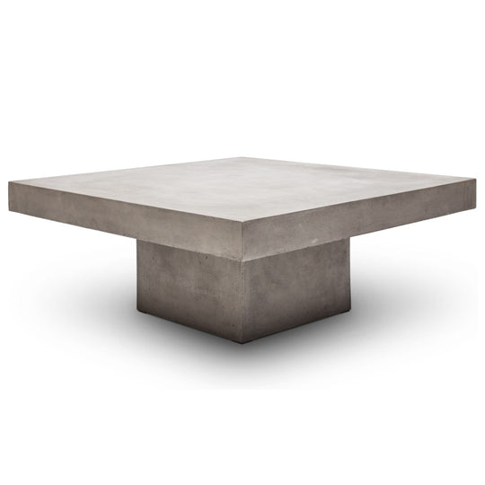 CONCRETE SLAB COFFEE TABLE: SQUARE