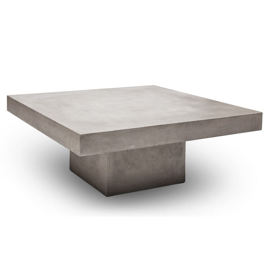 CONCRETE SLAB COFFEE TABLE: SQUARE