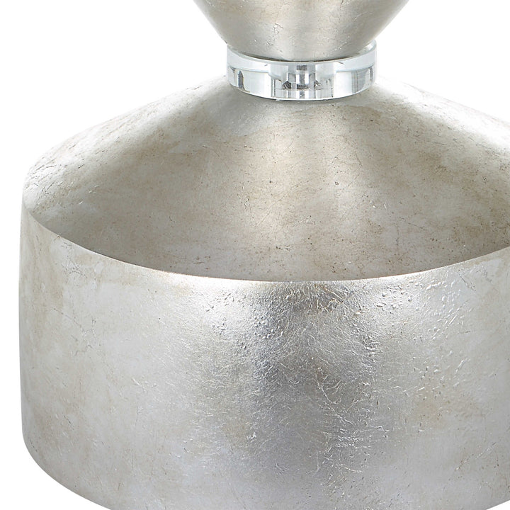 VIAL SILVER LEAF BUFFET LAMP