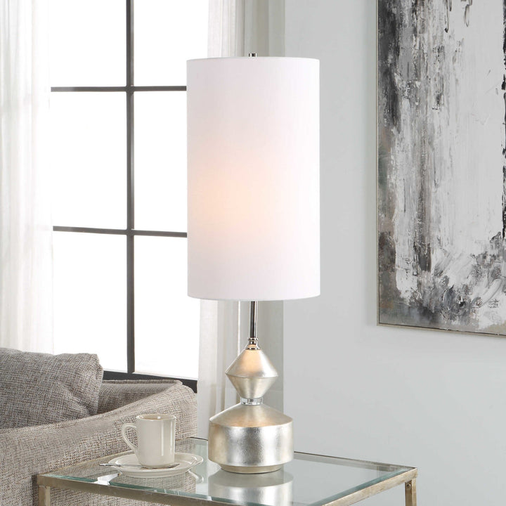 VIAL SILVER LEAF BUFFET LAMP