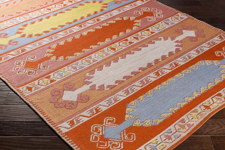 VIDJA OUTDOOR KILIM: POPPY