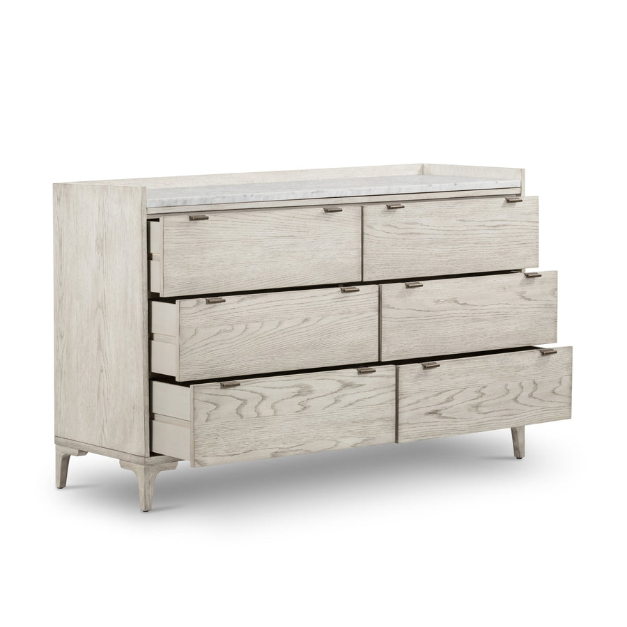 VIGGO VINTAGE WHITE OAK DRESSER