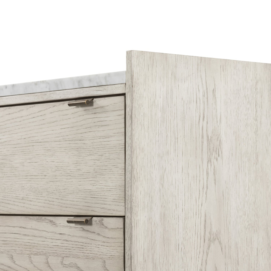 VIGGO VINTAGE WHITE OAK DRESSER