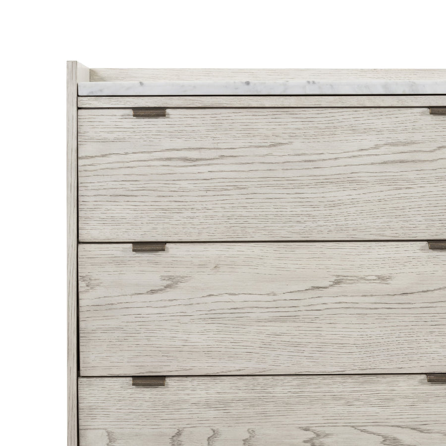 VIGGO VINTAGE WHITE OAK DRESSER