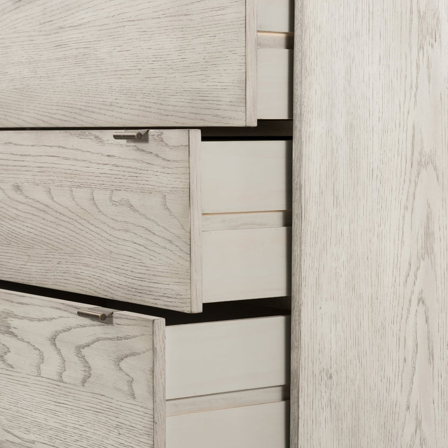 VIGGO VINTAGE WHITE OAK DRESSER