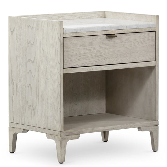 VIGGO VINTAGE WHITE OAK NIGHTSTAND