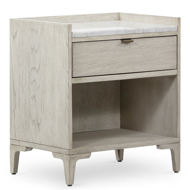 VIGGO VINTAGE WHITE OAK NIGHTSTAND