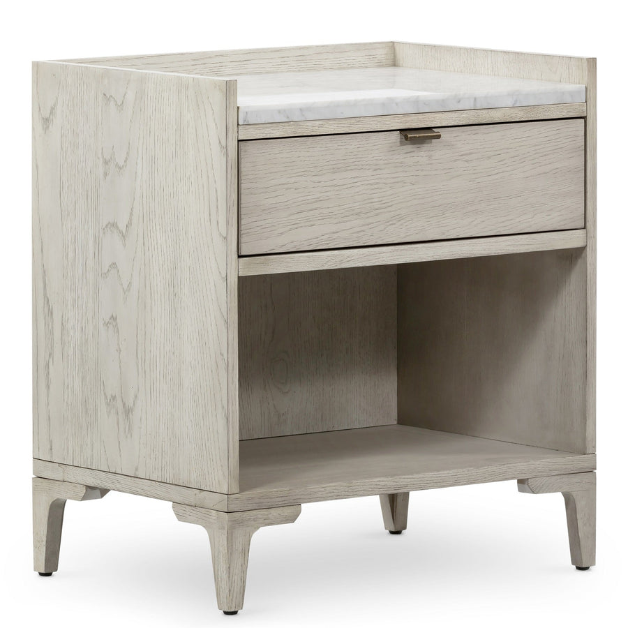 VIGGO VINTAGE WHITE OAK NIGHTSTAND