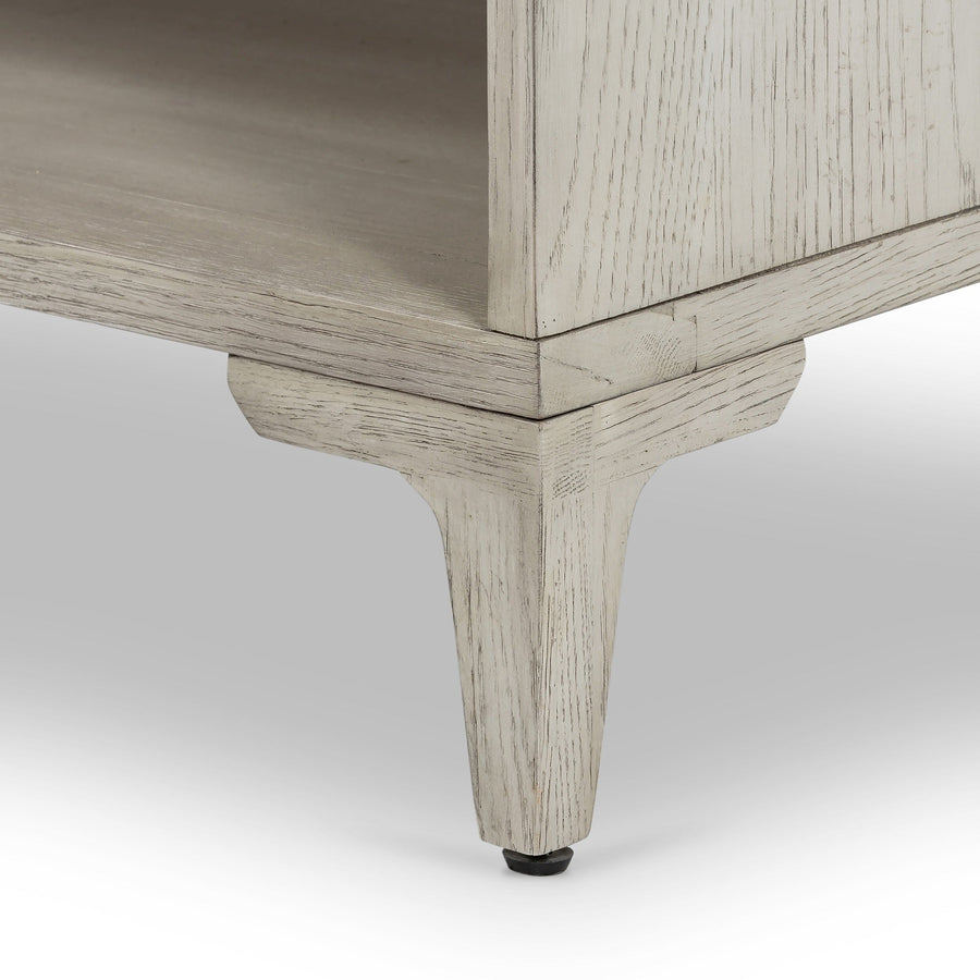 VIGGO VINTAGE WHITE OAK NIGHTSTAND