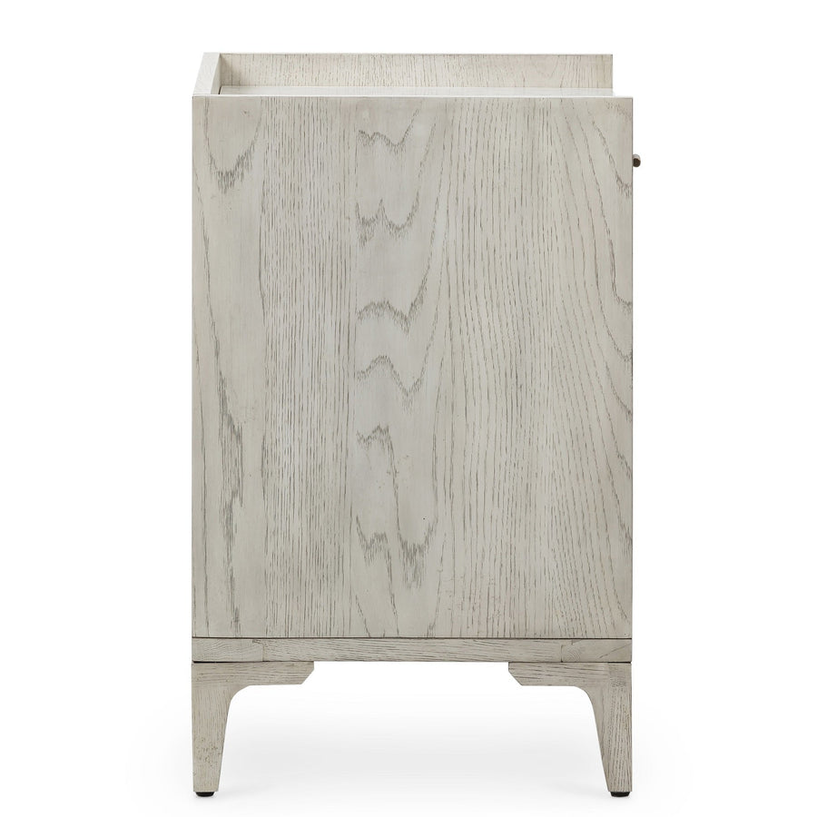 VIGGO VINTAGE WHITE OAK NIGHTSTAND