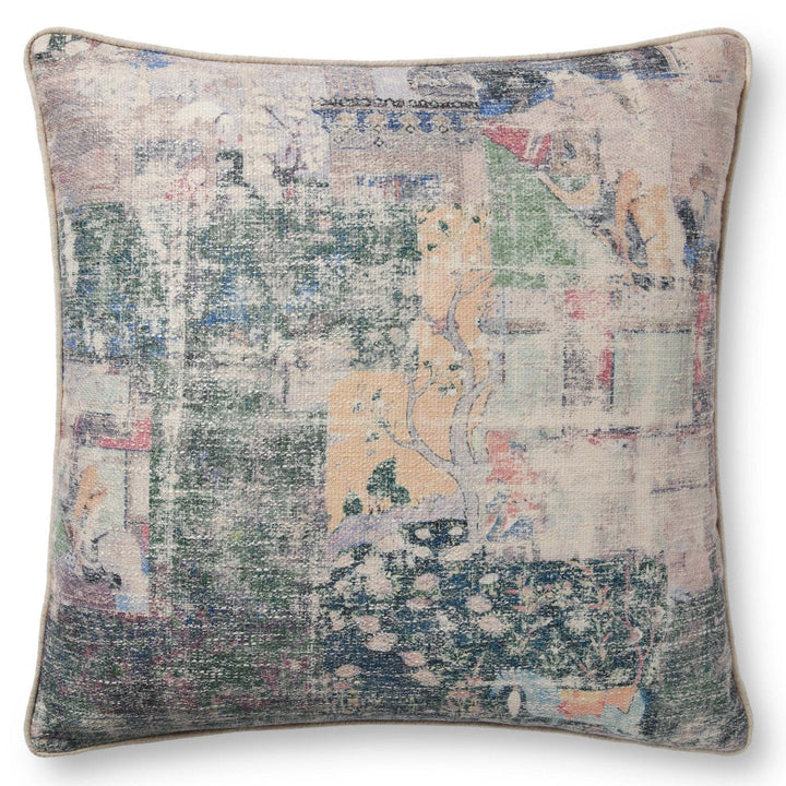 VILLAGE SCENES VINTAGE PRINT PILLOWS