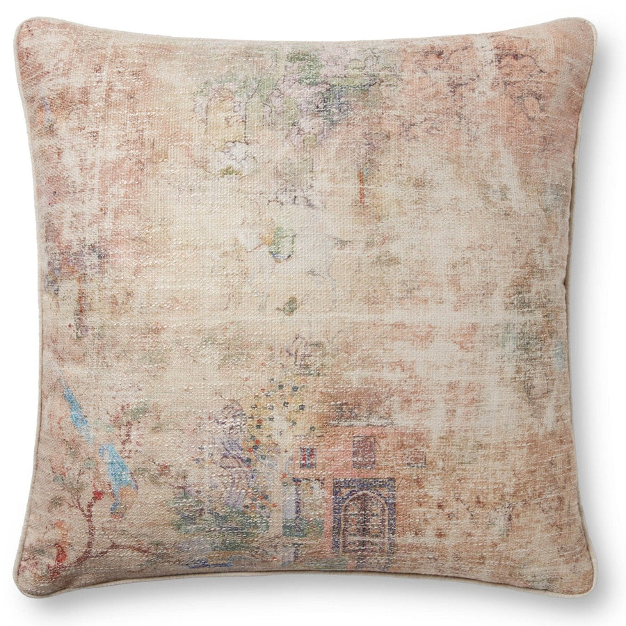 VILLAGE SCENES VINTAGE PRINT PILLOWS