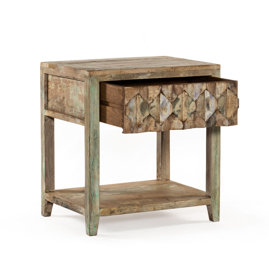VINTAGE PAINTED NIGHTSTAND