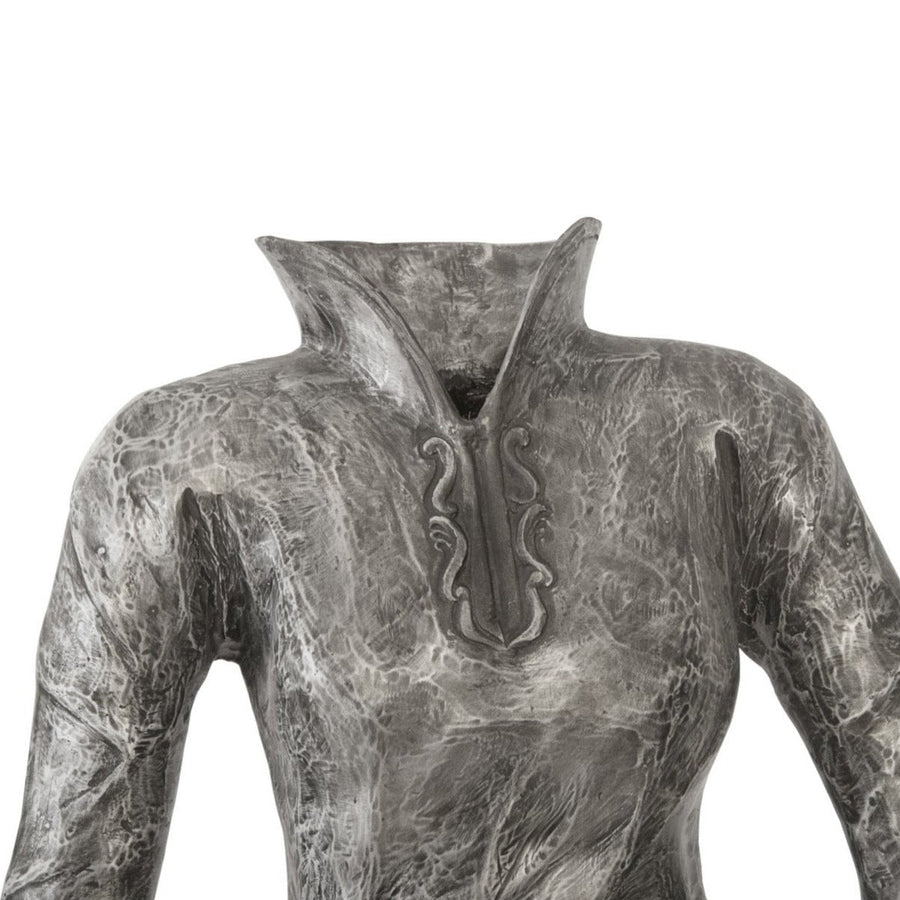 VINTAGE SILVER DRESS FLOOR SCULPTURES
