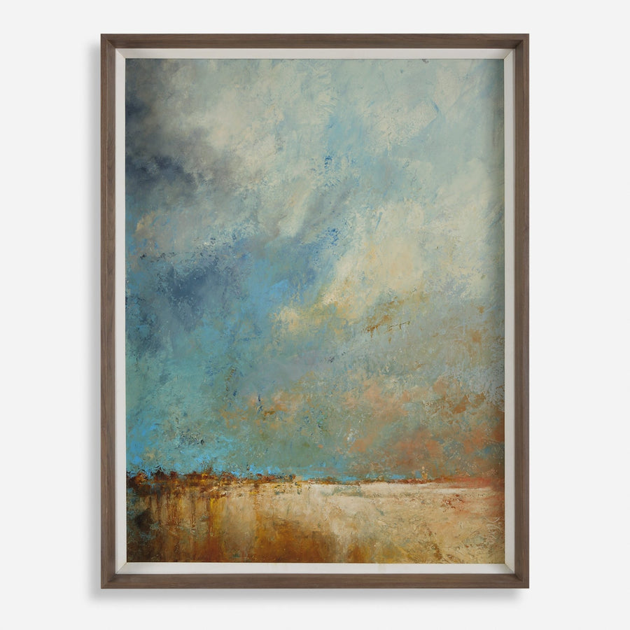 "VISTA GRANDE" FRAMED DESERTSCAPE PRINT