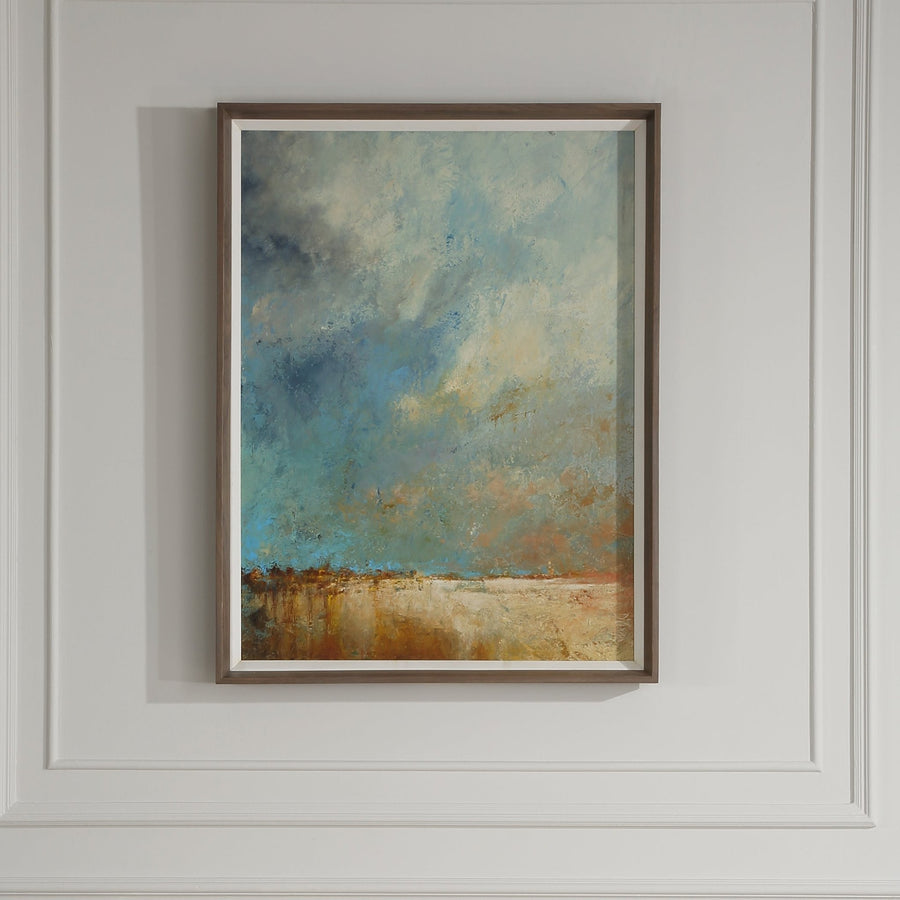 "VISTA GRANDE" FRAMED DESERTSCAPE PRINT