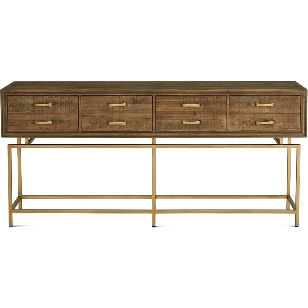 ARISTOCRAT RECLAIMED WOOD CONSOLE TABLE