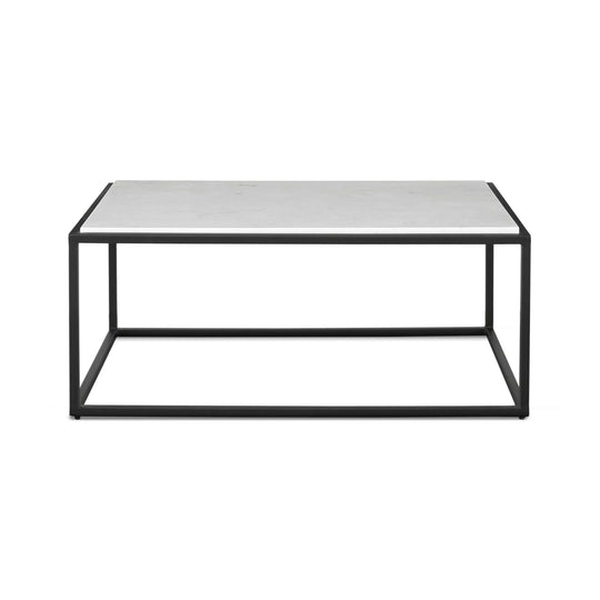 VOLA WHITE MARBLE TOP COFFEE TABLE