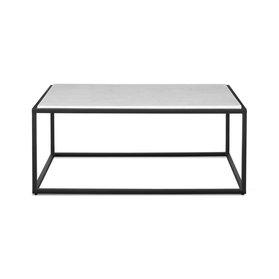 VOLA WHITE MARBLE TOP COFFEE TABLE