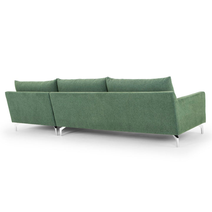 RUSSO LAF/RAF SECTIONAL: ICON DARK GREEN Right Arm Facing