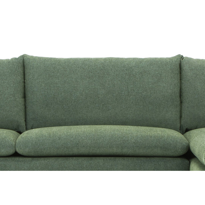 RUSSO LAF/RAF SECTIONAL: ICON DARK GREEN Right Arm Facing
