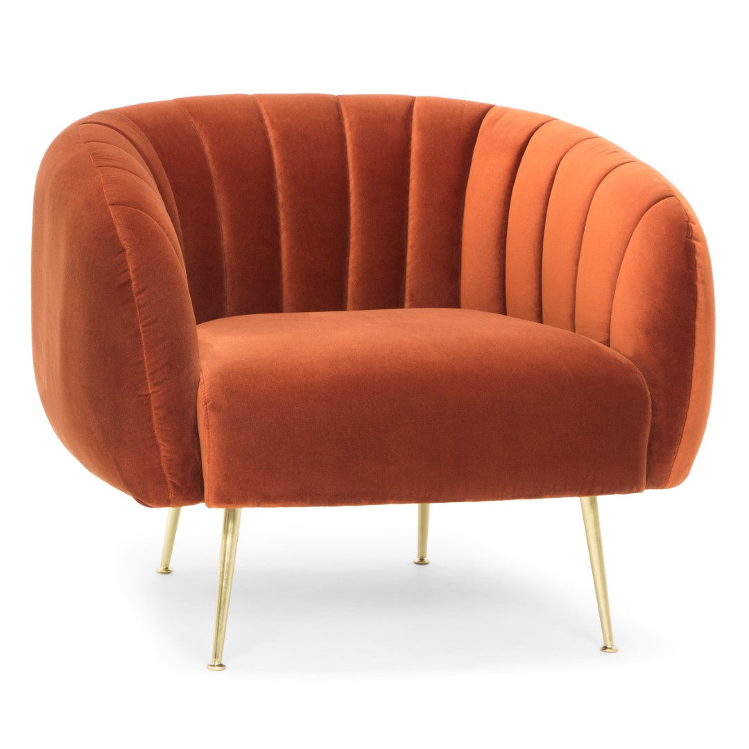 Shell discount chair velvet