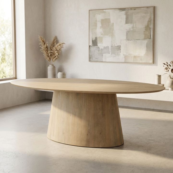 ILSA 86" OVAL DINING TABLE