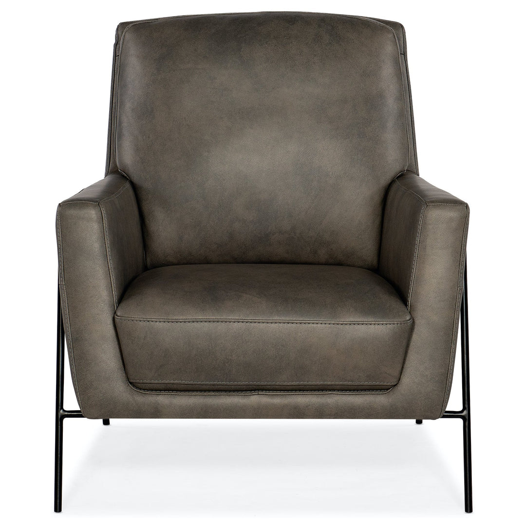 WALKER LEATHER ARM CHAIR: ANKUR METEOR