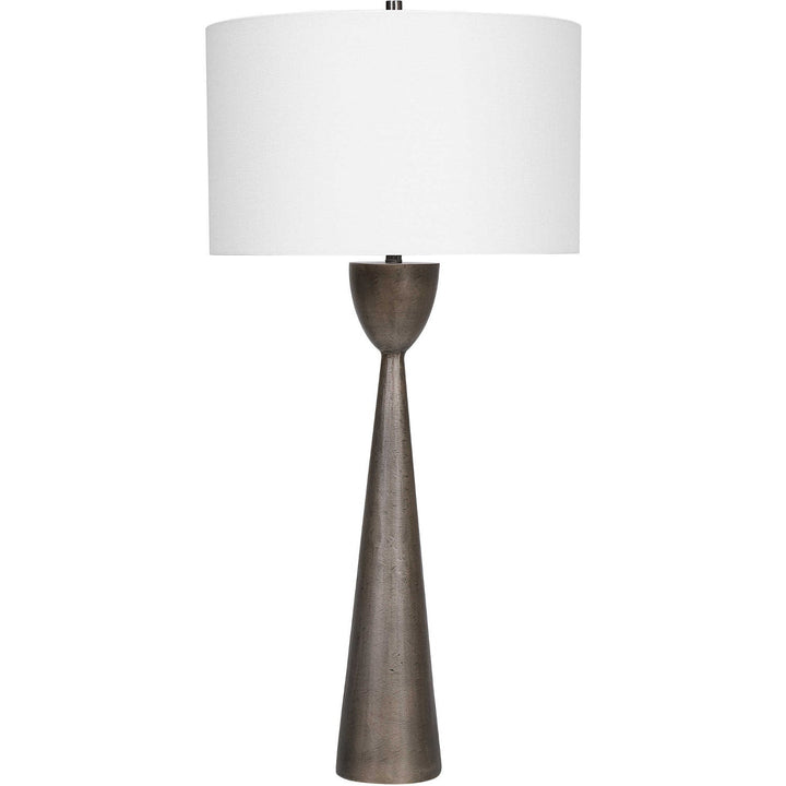 WALLER CAST ALUMINUM TABLE LAMP