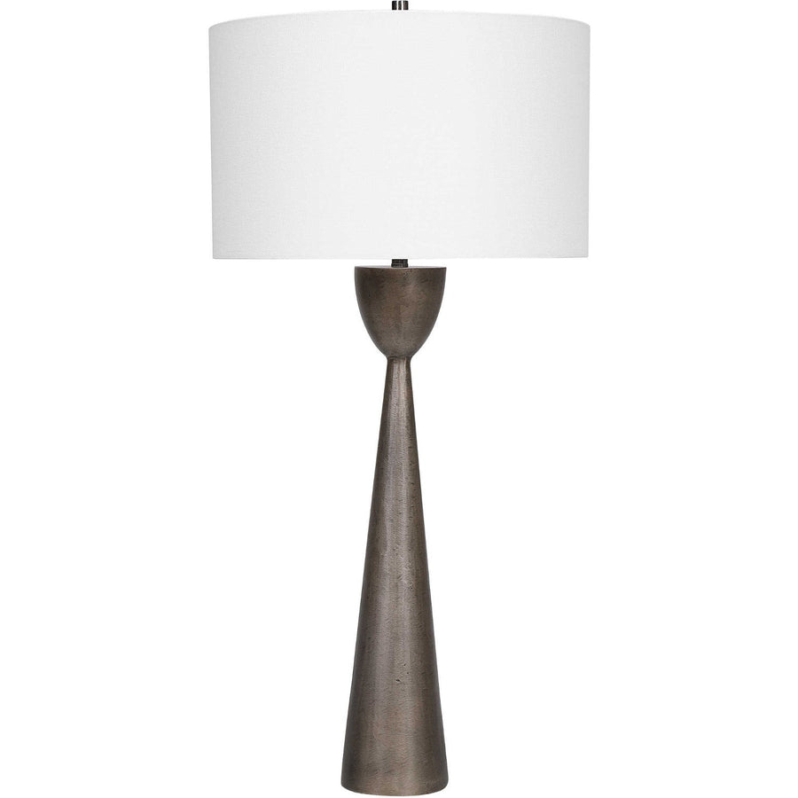 WALLER CAST ALUMINUM TABLE LAMP